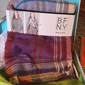 BFNY Multicolor Ruana Wrap